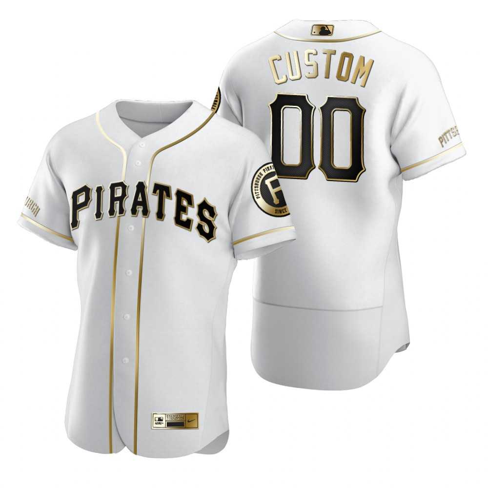 Pittsburgh Pirates Customized Nike White Stitched MLB Flex Base Golden Edition Jersey,We sell and wholesale Pittsburgh Pirates Customized Nike White Stitched MLB Flex Base Golden Edition Jersey on line form chian!